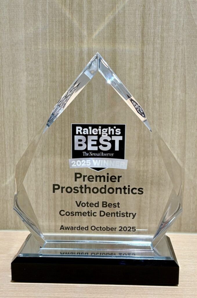 Raleigh's Best Cosmetic Dentist Award