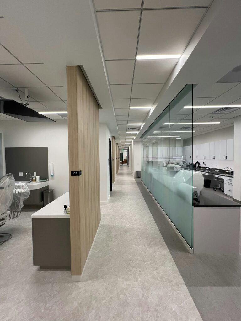 Raleigh's Best Cosmetic Dentist Office Hallway